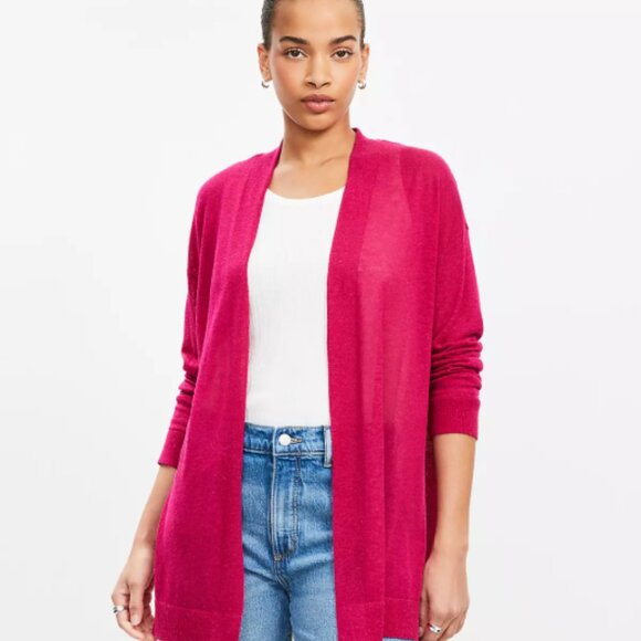 LOFT Open Cardigan - Picture 1 of 5